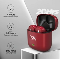 BoAt boAt Airdopes 431 / Airdopes 433 Bluetooth Headset Red ♥️ - Red