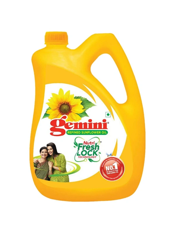 Gemini Refined Sunflower 🌻 Oil - 5 L