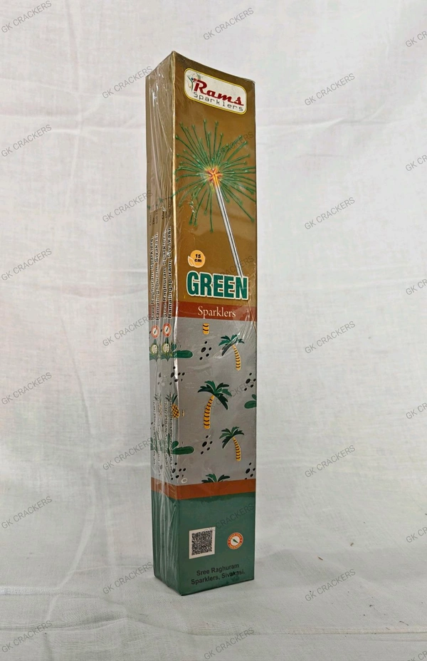 15 Cm Green Sparklers