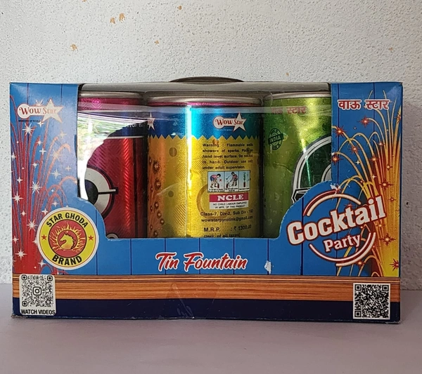 Cocktail 3in1 Crackling Tin