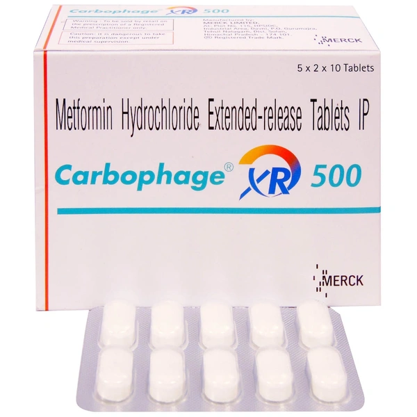 Carbophage XR 500 Tablet - Prescription Required
