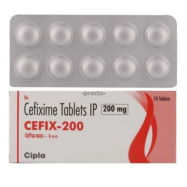 Cefix 200 Tablet   - Prescription Required