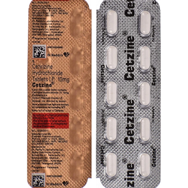Cetzine Tablet  - Prescription Required