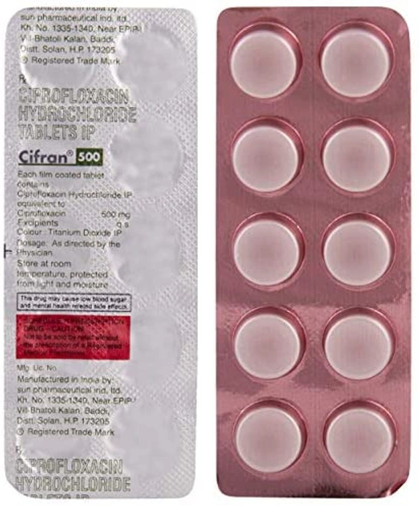 Cifran 500 Tablet  - Prescription Required