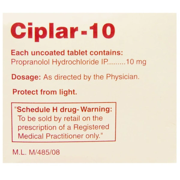 Ciplar 10 Tablet  - Prescription Required