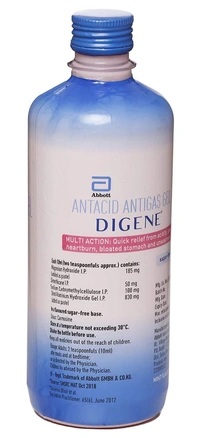 Digene Acidity & Gas Relief Gel Mint