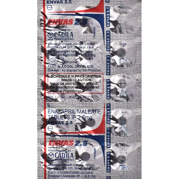 Envas 2.5 Tablet  - Prescription Required