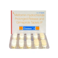 Gemer 1 Tablet  - Prescription Required