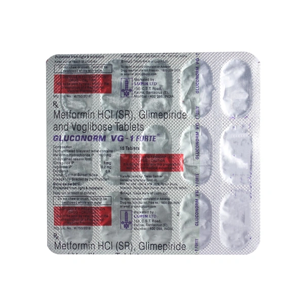 Gluconorm-VG 1 Tablet  - 
