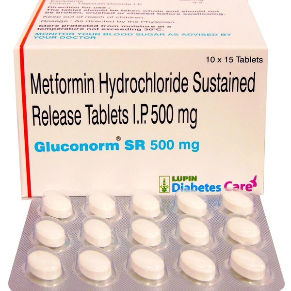 Gluconorm SR 500mg Tablet  - 