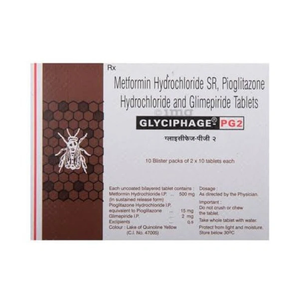 Glyciphage-PG2 Tablet  - Prescription Required