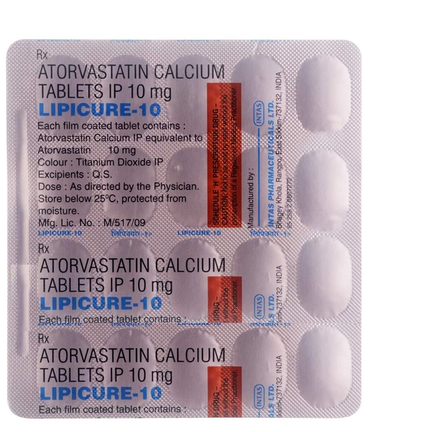 Lipicure 10 Tablet  - Prescription Required