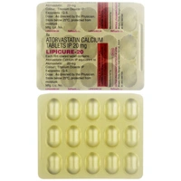 Lipicure 20 Tablet  - Prescription Required