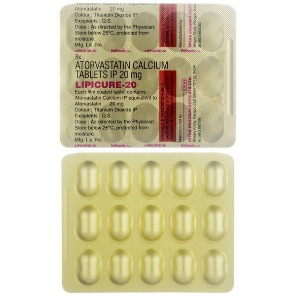 Lipicure 20 Tablet  - Prescription Required