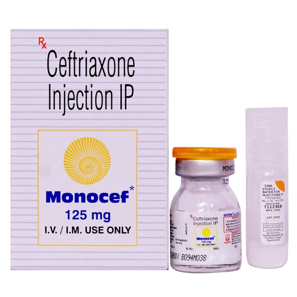 Monocef 125mg Injection  - Prescription Required