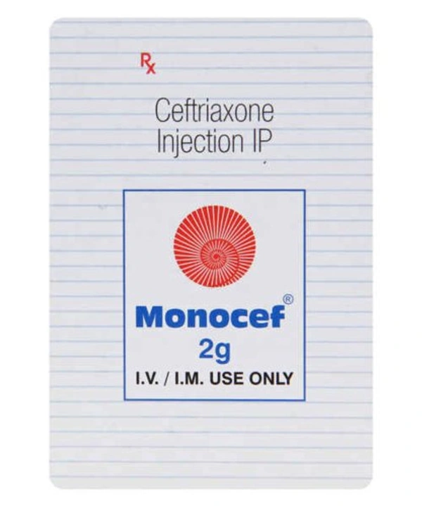 Monocef 2gm Injection  - Prescription Required