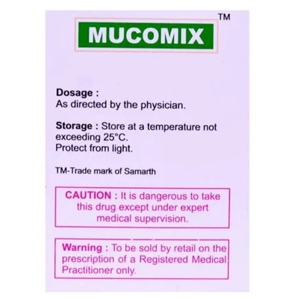 Mucomix Injection  - Prescription Required