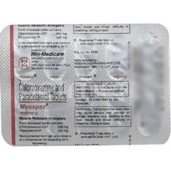 Myospaz Tablet  - Prescription Required
