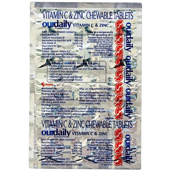 OUR DAILY VIT ZN 1*15 1*15