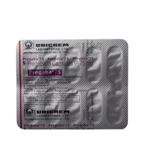 PREGABA-75MG (UNICHEM) 1*10