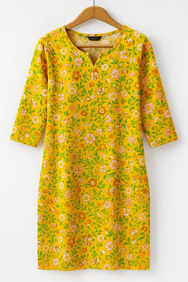 Dhuni By Avaasa Kurti - Large, Yellow