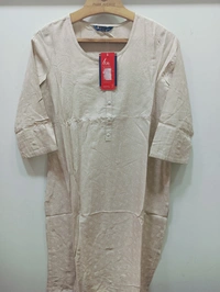 Dhuni By Avaasa Kurti - Medium, Beige