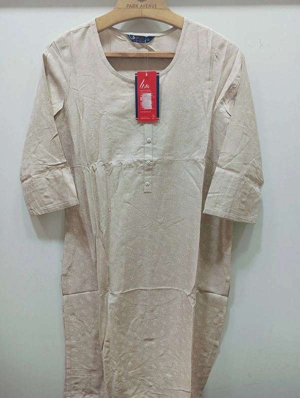 Dhuni By Avaasa Kurti - Medium, Beige