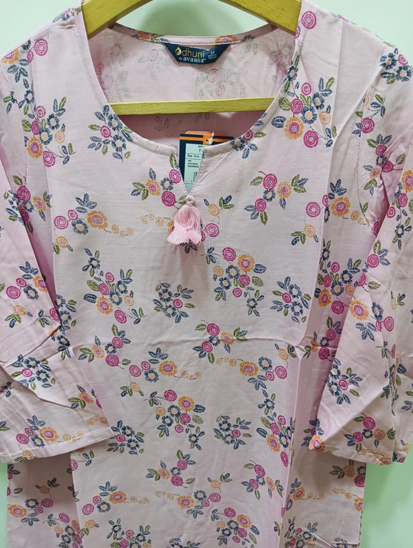 Dhuni By Avaasa Kurti - Medium, Pink