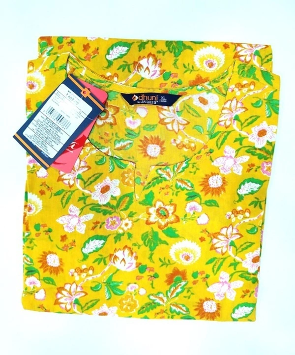 Dhuni By Avaasa Kurti - Large, Yellow