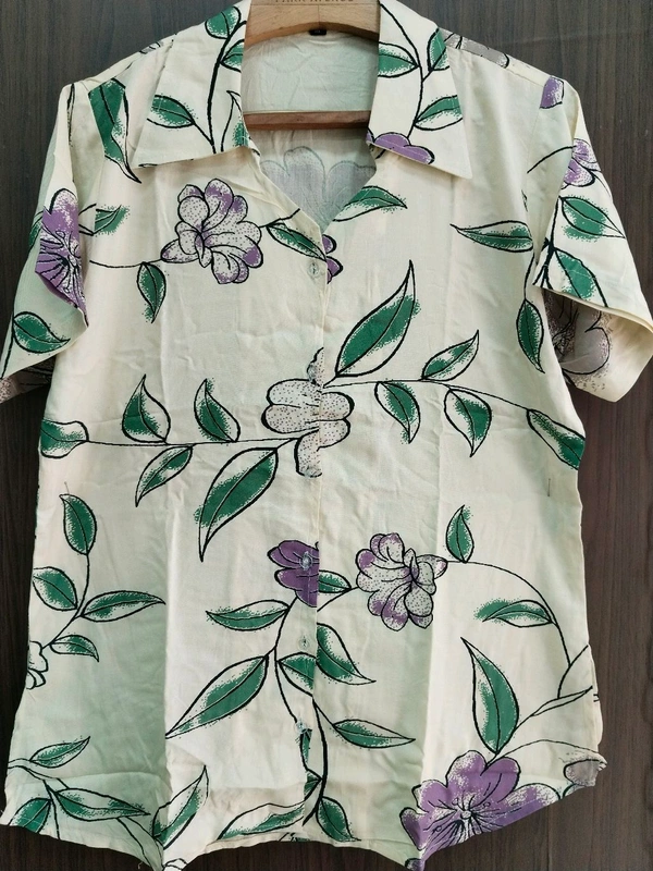 Night Suit (Co-ord Set) - off white, X-Large