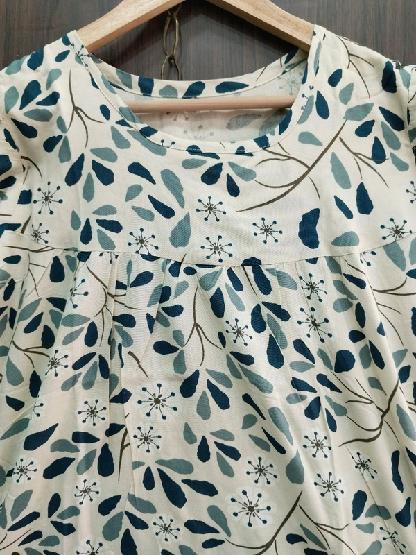 Womens Night Wear(Co-ord Set) - off white, Medium