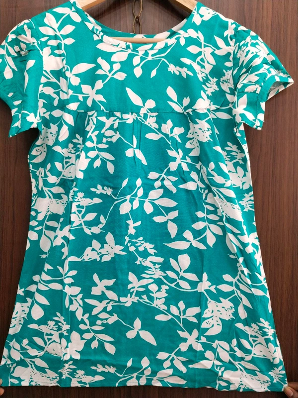 Womens Night Wear(Co-ord Set) - Eastern Blue, Large