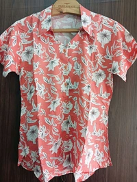 Womens Night Wear(Co-ord Set) - light orange, Small