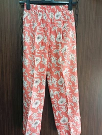 Womens Night Wear(Co-ord Set) - light orange, Small