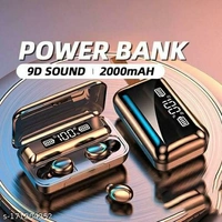 M10 TWS with 2000mAh Power-Bank Wireless Bluetooth V5.1 Headset Earbuds Airpods