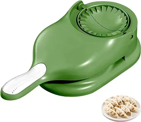 Ghughra Gujiya Maker Machine Momos Maker Machine, Dumpling Skin Press Mould for Gujiya Maker Mould Momos Making, 2 in 1 Manual Dumpling Maker Mould, Kitchen Dumpling Puri Maker (Pack of 1)