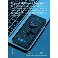 SHOP TRUE M19 Wireless Earbuds Headset Earbuds TWS Earphone Touch Control Mirror Digital Display Wireless Bluetooth 5.1 Headphones with Microphone.