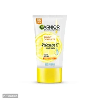 Garnier Skin Naturals Bright Complete Vitamin C Face Wash, 150g - Vitamin C Face Wash For Brighter and Glowing Skin - Suitable For all Skin Types