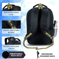 Medium 30 L Laptop Backpack Waterproof/School Bag for boys and girls/College Bag for stylish kids waterproof backpack color Black