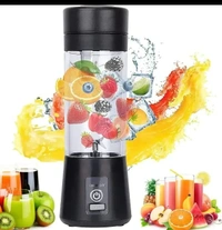 6 Blades Juicer Rechargeable Portable Electric USB Juicer Bottle Blender for Making Juice,Travel Juicer for Fruits and Vegetables,Juicer Maker Machine (MULTI-COLOUR) (Plastic) - Pink