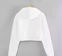 BQF-WHITE PRINTED HOODIE FOR WOMEN - XL, Rose Hart