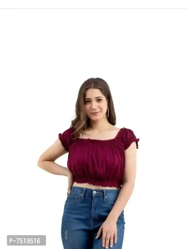 Casual Self Design Women Top