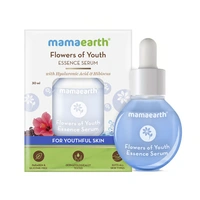 Mama Earth Flowers of Youth Essence Serum with Hyaluronic Acid & Hibiscus for Youthful Skin – 30 ml