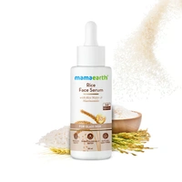 Mama Earth Rice Face Serum With Rice Water & Niacinamide for Glass Skin - 30 ml Unclogs Pores | Exfoliates | Brightens Skin Tone