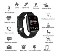 Smart Watch D1 - Yes, Black, 4 Days