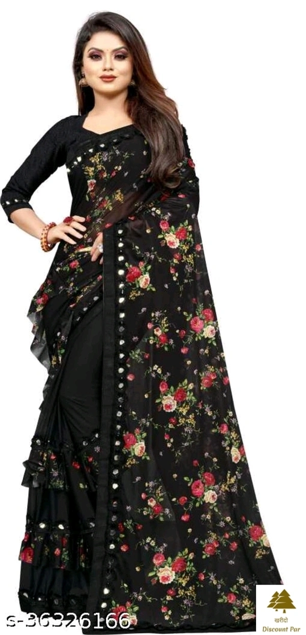 Fashionable Silk Sarees - 3, free size