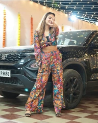 Two Piece Boho Print Set - M