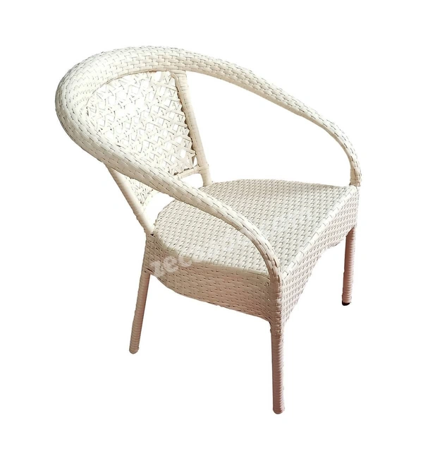 Zecado Atlas 4 Seater Patio Coffee Table Off-White Corduroy Finish - Off-White