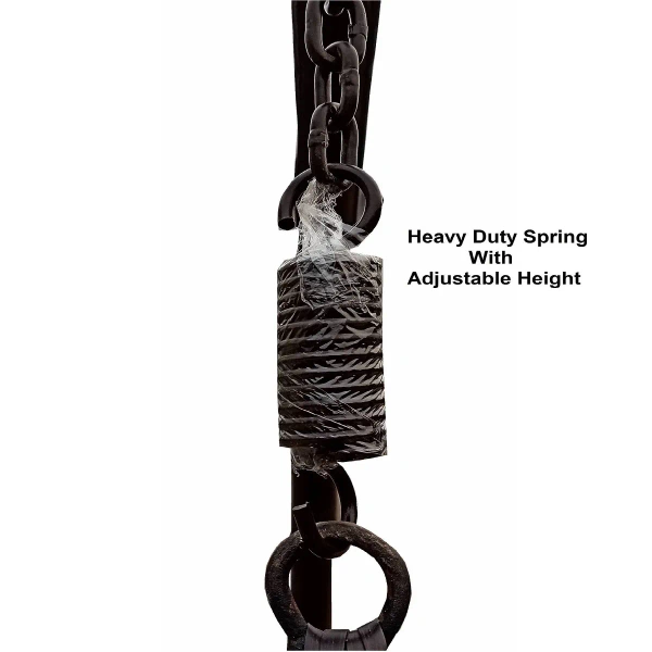 Zecado Aqua outdoor & indoor swing chair in Turquoise & Black with Red Cushion - Turquise