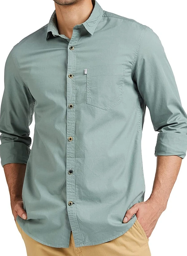 Granite Green Full Sleeves Shirt  - Granite Green, S